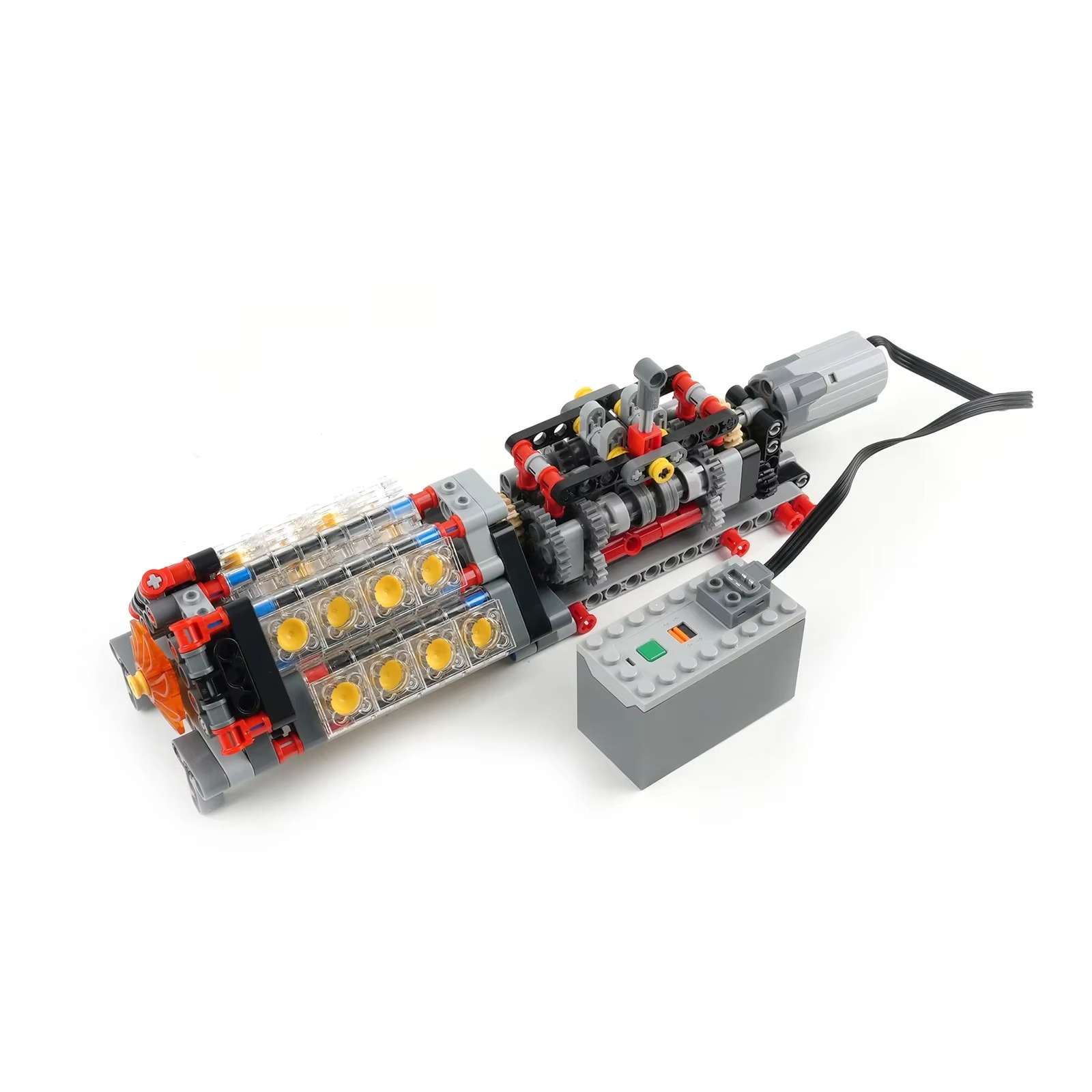 Model Kit Engine - Высокотехнологичные прозрачные двигатели V16, маленькие строительные