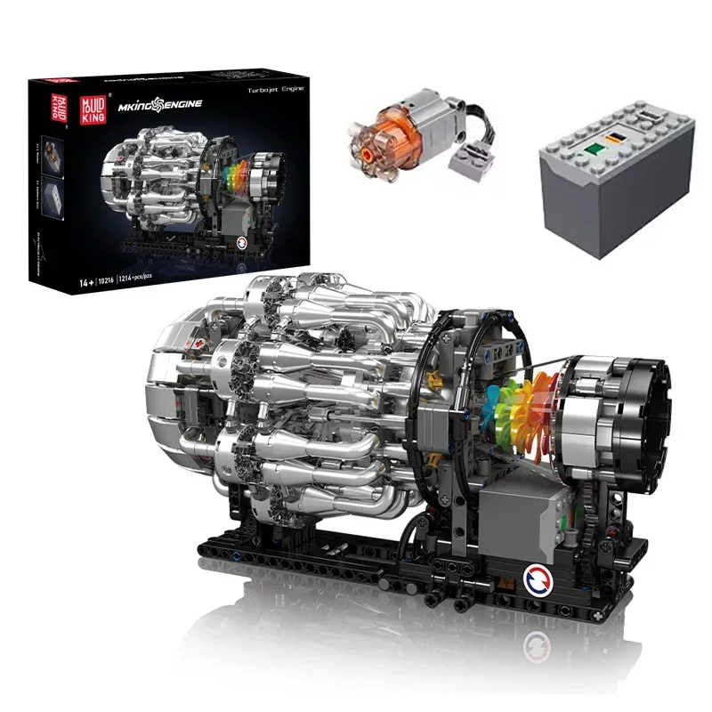 Model Kit Engine - Mold King 10216 модель турбонатного двигателя,