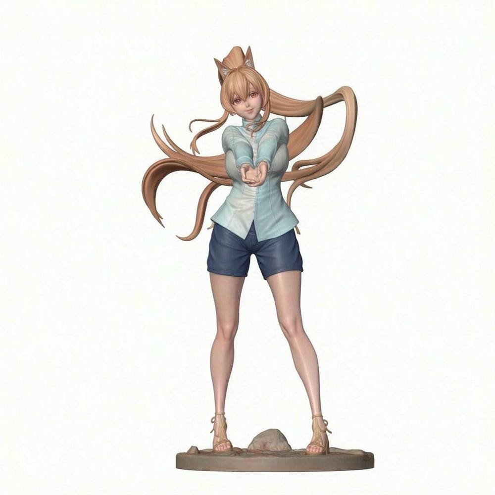 Model Kit Fantasy - Набор миниатюр «Фантазийная девушка с кошачьими