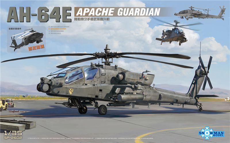 Model Kit Yacht - SNOWMAN MODEL SP-2602 1/35 scale AH-64E
