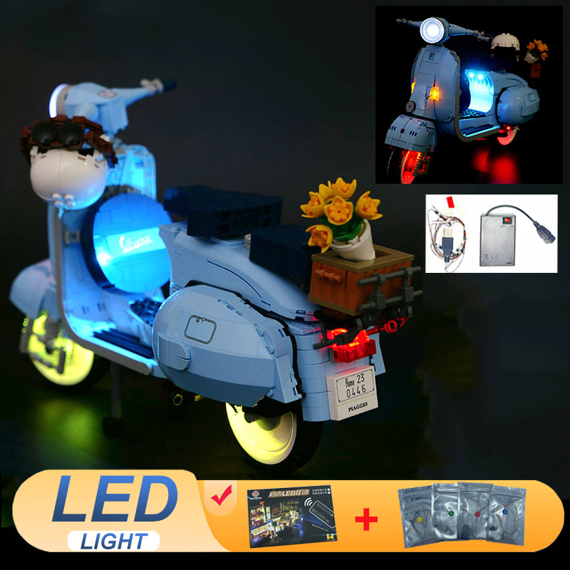 Model Kit Vespa - Комплект светодиодных фонарей для LEGO 10298