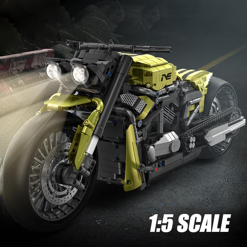 Model Kit Vespa - Технический город 2427 шт. Harleyed мотоцикл