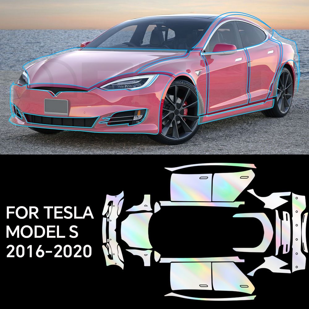 Paint Model Kit - Для Tesla Model S 2016-2020 ТПУ