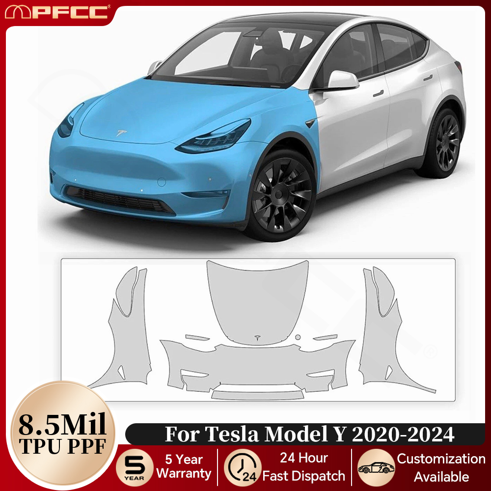 Paint Model Kit - Предварительно вырезанная PPF для Tesla Model