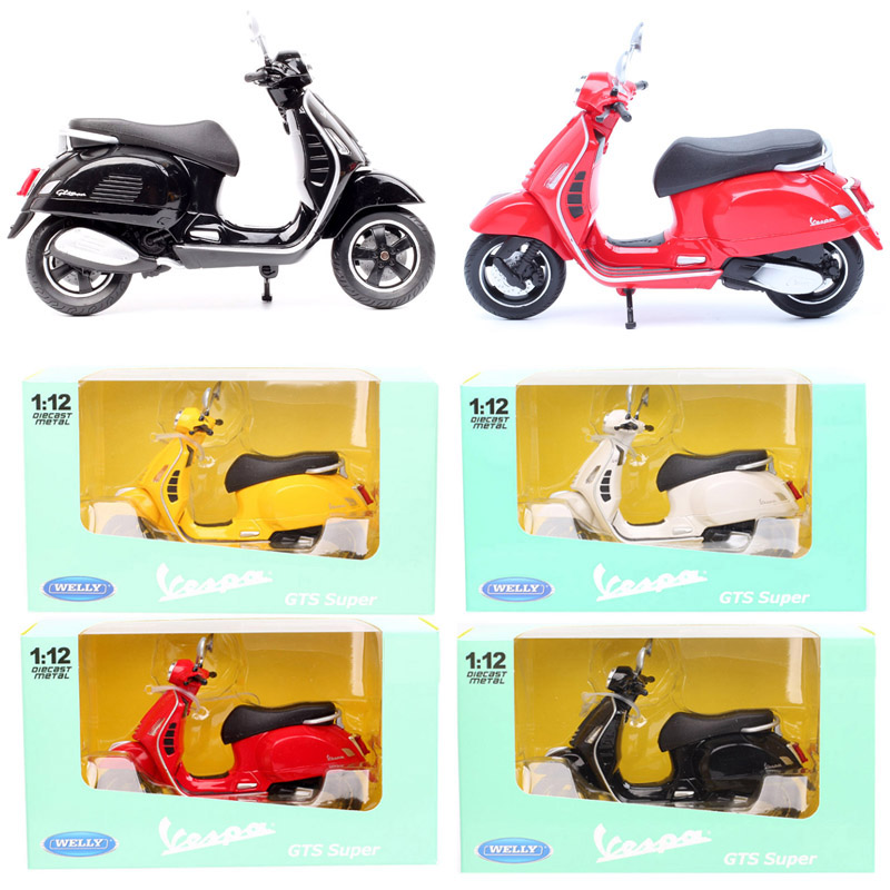 Model Kit Vespa - Коллекционная модель мотоцикла Welly 1/12: скутер