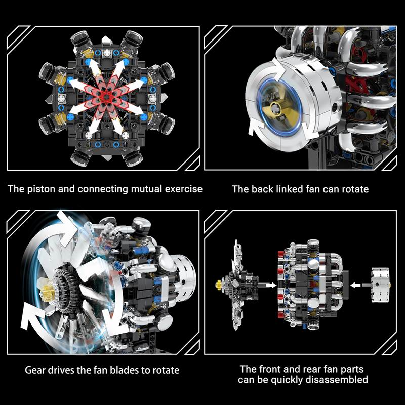 Модель авиационного двигателя  – обзор и цена Model Kit Engine