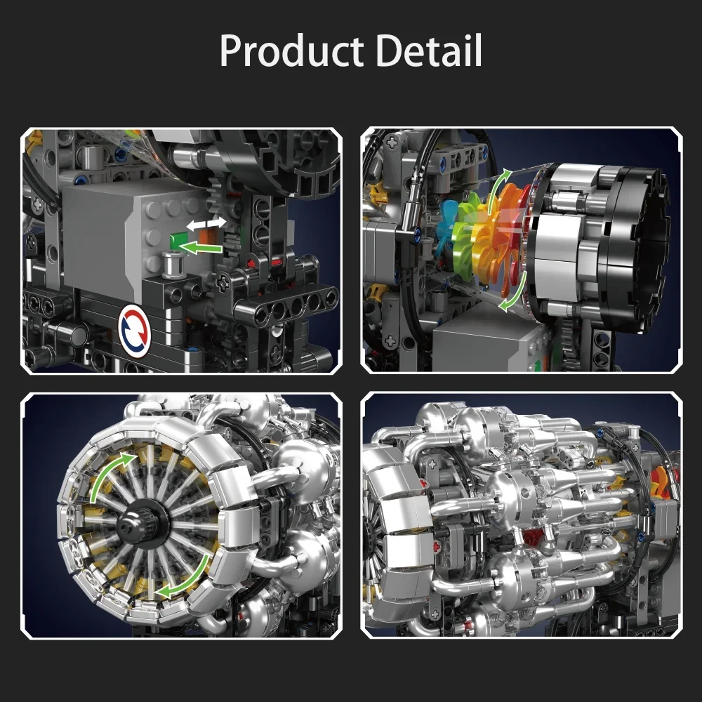 Mold King 10216 модель турбона – обзор и цена Model Kit Engine