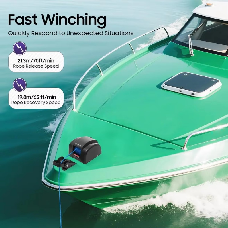Электрическая якорная лебедка  – обзор и цена Model Kit Yacht