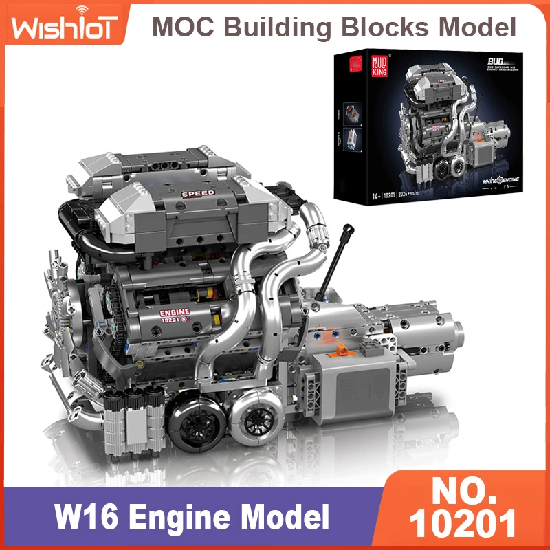 Конструктор Mould King 10201:  – обзор и цена Model Kit Engine