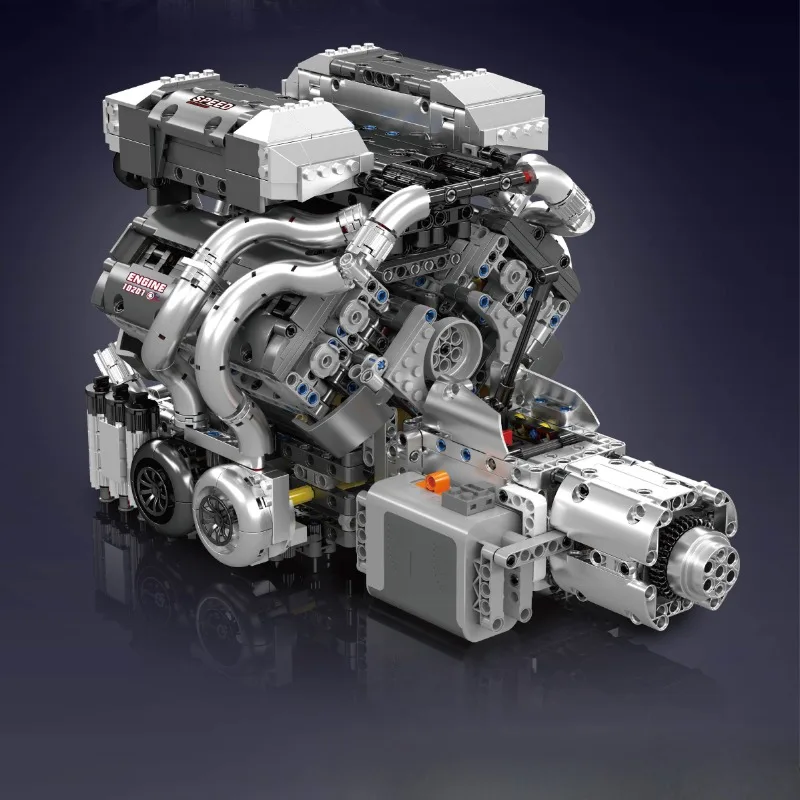 Конструктор Mould King 10201:  – обзор и цена Model Kit Engine